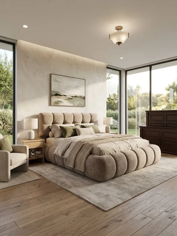 Queen size bubble bed